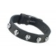 Bracelet Police WRAITH Spectre en cuir noir 