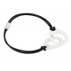 Bracelet Cuir Noir menottes DIANGELO REN041