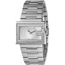 Montre Gucci 100 G sertie de Diamants authentiques YA100510