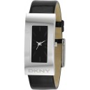 Montre DKNY femme NY4750 cuir noir laqué