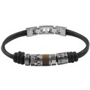 Bracelet HOMME Acier et cuir FOSSIL - JF84196040