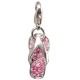  Bijoux Bracelet Charms tong rose CH24