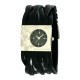 Montre BANANA MOON femme BORA leather L noir 01459LBKLL