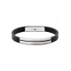 Bracelet HOMME Acier et cuir FOSSIL - JF82863040