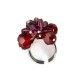 Bague Bordeau Violette et Rose AMJ 132D/20 