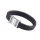 Bracelet Police INDY cuir noir 19 cm