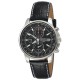 Montre Seiko Alarme Chronographe bracelet cuir SNAB65