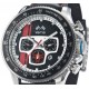 Montre YEMA RALLYGRAF Fond carbone, rouge et noir  YMHF0703